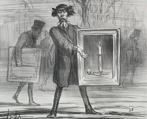 Utstillingen fra 1859 (plate 1): De har nektet dette, Ignoramusene! av Honoré Daumier
