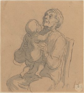 Bestemoren av Honoré Daumier