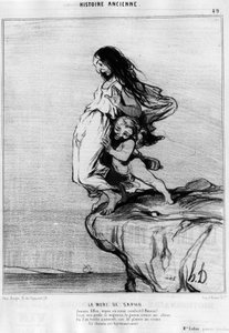 Saphos (Sappho) død. "" Ung dame, se eller led oss Kjærlighet! Under våre føtter så søte, gueux graver en abime, eller vi faller lett; for fra nytelse til forbrytelse er veien svært kort.» Serie de l