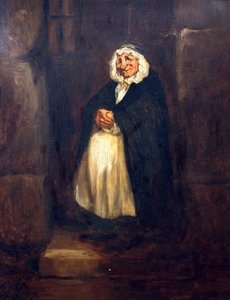 Den gamle dørvakten av Honoré Daumier