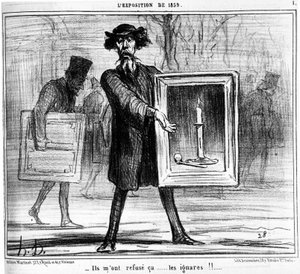 De nektet meg... de ignorerende!!... , hentet fra "" Paintings and Salons", tegneserieserie av Honore Daumier (1808-1879). “Charivari” av Honoré Daumier