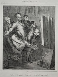 Gjennom studioene av Honoré Daumier