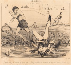 Her er ideen din! Kommunen som drikker en shot... av Honoré Daumier