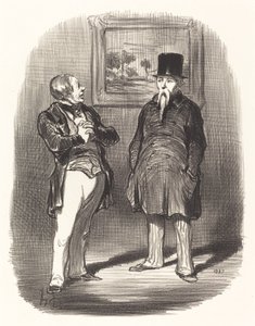 Vent, jeg kjente deg ikke igjen... av Honoré Daumier