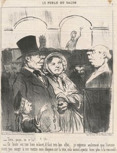 Her, pappa, der er du! ... av Honoré Daumier