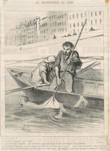 Trekk opp, Gaspard... det kommer til å bli neyer... av Honoré Daumier
