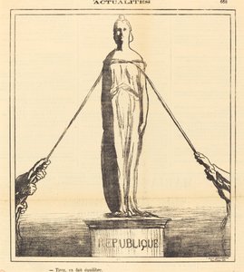 Skyt, det balanserer av Honoré Daumier