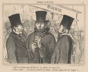 Alle forretningsentreprenører elsker det... av Honoré Daumier