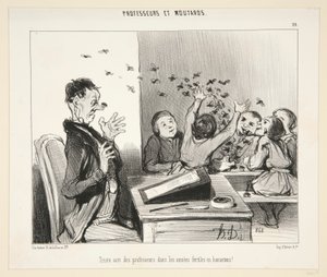 Trist skjebne til lærere? - #19 pf Professorer og sennep av Honoré Daumier