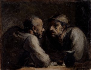 To drikker av Honoré Daumier