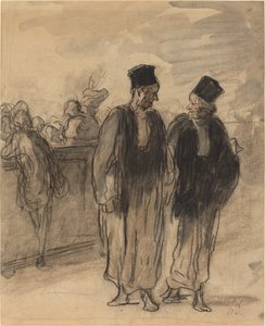 To advokater av Honoré Daumier