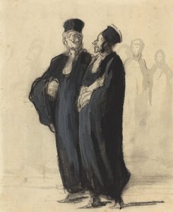 To advokater av Honoré Daumier