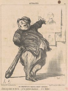 En nykonvertert bonapartist av Honoré Daumier
