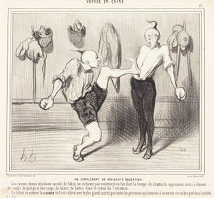 Et supplement til strålende utdanning av Honoré Daumier