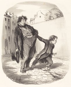 En modellsønn av Honoré Daumier