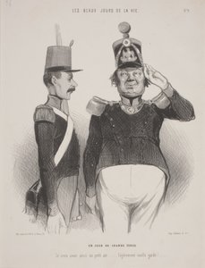 En dag med storslått kjole av Honoré Daumier