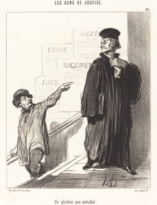 En misfornøyd saksøker av Honoré Daumier