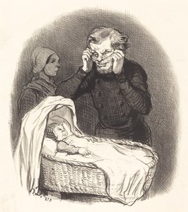 En lykkelig far av Honoré Daumier