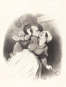 En retur til ungdommen av Honoré Daumier