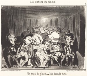 Et tog av nytelse av Honoré Daumier