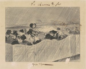 En fornøyelsesreise fra Paris til Orléans av Honoré Daumier