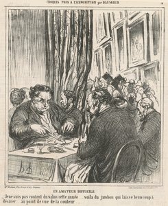 En vanskelig amatør av Honoré Daumier