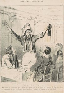 En siste skål av Honoré Daumier