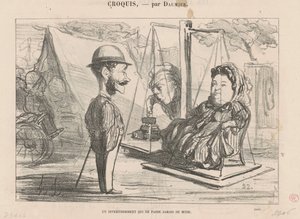 Underholdning som ... moteriktig av Honoré Daumier