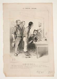 En mann redder på tross av seg selv av Honoré Daumier