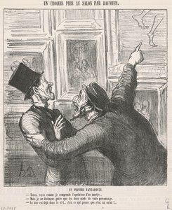 En snodig maler av Honoré Daumier