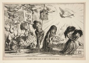 En fjerdedel av av Honoré Daumier