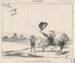 En tjeneste ... ikke lett å yte av Honoré Daumier