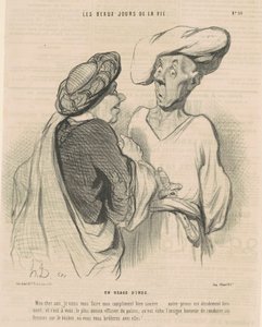 En skikk fra India av Honoré Daumier