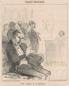 Et offer for høflighet av Honoré Daumier