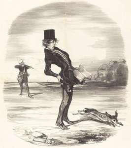 En forskjøvet last av Honoré Daumier