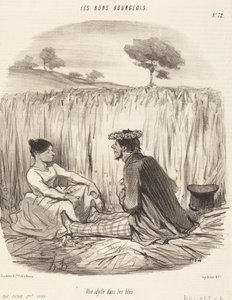 En idyll i hveten av Honoré Daumier