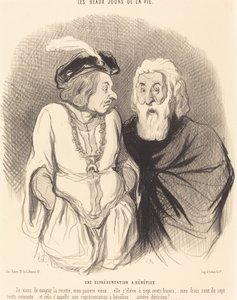 Representasjon har fordel av Honoré Daumier