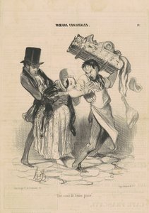 Et ønske om en feit kvinne av Honoré Daumier