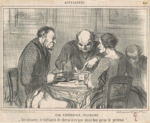 En kulinarisk opplevelse av Honoré Daumier