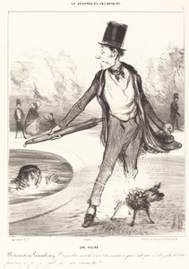 Klokka ett av Honoré Daumier