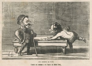 En regnværsdag av Honoré Daumier