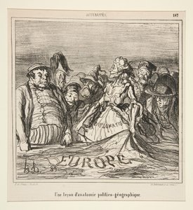 En leksjon av av Honoré Daumier