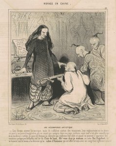 En kunstnerisk pris av Honoré Daumier