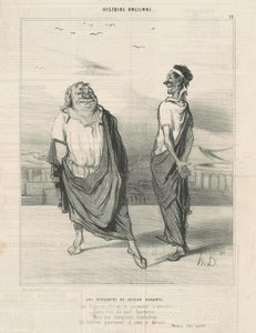 Et møte med jouyeauz venter av Honoré Daumier