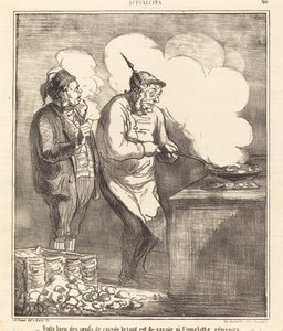 Her er noen knuste egg... av Honoré Daumier