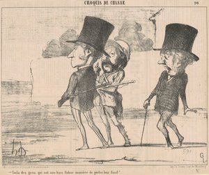 Vel, folk har en... jævla måte... av Honoré Daumier
