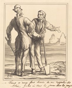 Du trenger ikke minne meg på titlene hans... av Honoré Daumier
