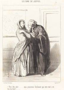 Du er vakker... av Honoré Daumier
