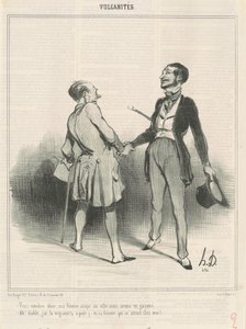 Du kommer til middag, min kone spiser middag i byen... av Honoré Daumier