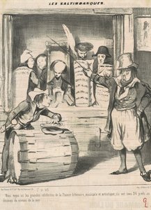Du ser her de store kjendisene... av Honoré Daumier